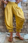 Sundaze Cheesecloth Bloomer Pant Soft Ochre